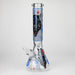 13.5 " JJ WOLF GLOW IN THE DARK GLASS BONG [LL036] Glass Bong JJ Distribution BLUE