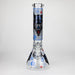 13.5 " JJ WOLF GLOW IN THE DARK GLASS BONG [LL036] Glass Bong JJ Distribution