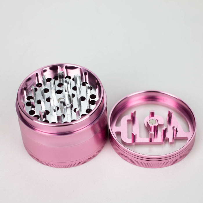 Z2.5" aluminum grinder 4 layers with 420 design [GA11] Regular Grinder 777 Smoke
