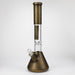 NG | 18 inch 7mm Sandblasted Metallic Beaker [L732] Glass Bong High-End Brands Glass B