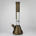 NG | 18 inch 7mm Sandblasted Metallic Beaker [L732] Glass Bong High-End Brands Glass