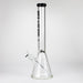 NG | 18 inch 7mm Beaker [GX006A-7] Glass Bong High-End Brands Glass BLACK