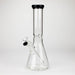 12 inch No Logo Beaker [BTBK12] Glass Bong ONE Black