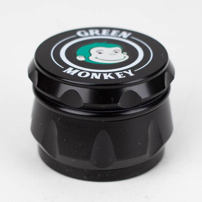 Green Monkey | Baboon Crown Grinder - 50MM Regular Grinder Cannatron Black