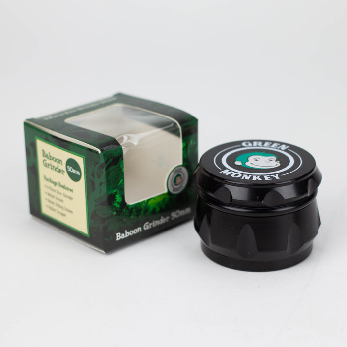 Green Monkey | Baboon Crown Grinder - 50MM Regular Grinder Cannatron