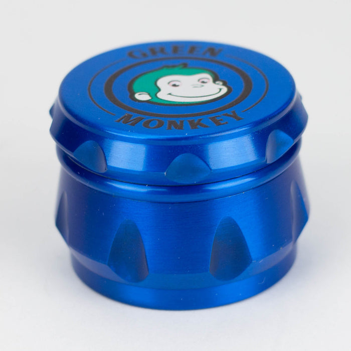 Green Monkey | Baboon Crown Grinder - 50MM Regular Grinder Cannatron Blue