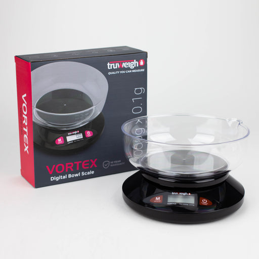 Truweigh | Vortex Digital Bowl Scale 2000G X 0.1G - Black Scale Cannatron