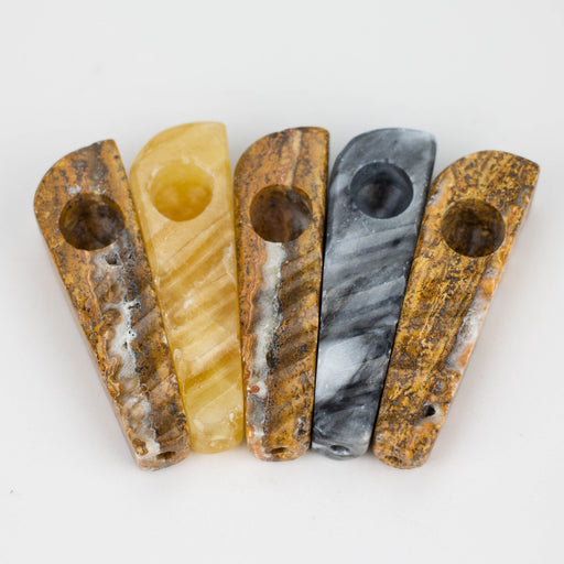 3" Onyx stone Pipe Pack of 5 [SMO] Quartz · Stone Pipe Marbalia