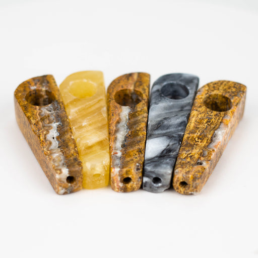 3" Onyx stone Pipe Pack of 5 [SMO] Quartz · Stone Pipe Marbalia