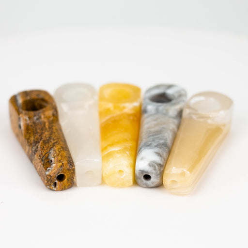 3" Onyx stone Pipe Pack of 5 [MMO] Quartz · Stone Pipe Marbalia