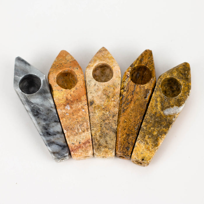 3" Onyx stone Pipe Pack of 5 [Jewel]