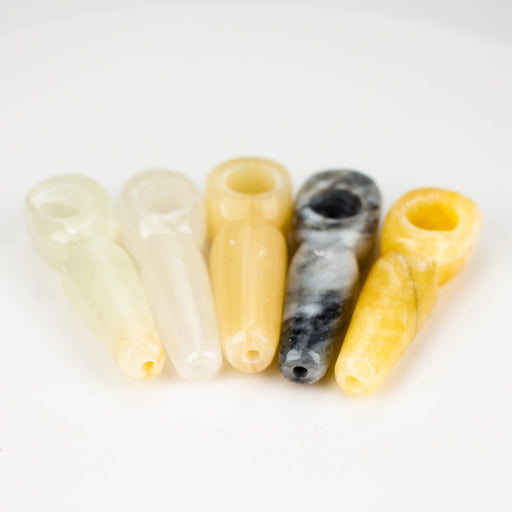 3" Onyx stone Pipe Pack of 5 [O-C] Quartz · Stone Pipe Marbalia