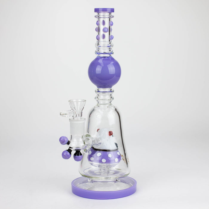 preemo | 13 inch Playful Piggy Bubbler [P088] Glass Bong preemo PURPLE