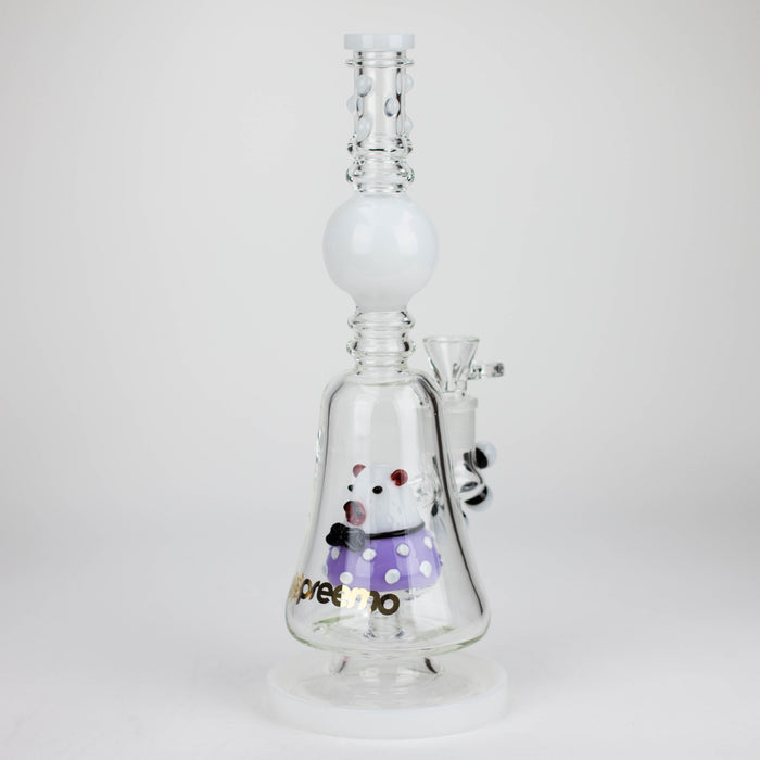 preemo | 13 inch Playful Piggy Bubbler [P088] Glass Bong preemo WHITE