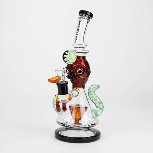 preemo | 11 inch Spiked Goblin Gobs Bubbler [P089] Glass Bong preemo YELLOW