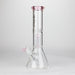 Genie | 12" Genie-Tree arms color accented glass water bong [NS104] Glass Bong ONE Pink