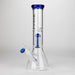 Genie | 12" Genie-Tree arms color accented glass water bong [NS104] Glass Bong ONE Blue