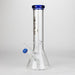 Genie | 12" Genie Classic beaker glass water bong [NSP105] Glass Bong ONE Blue