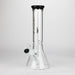 Genie | 12" Genie Classic beaker glass water bong [NSP105] Glass Bong ONE Black