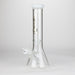 Genie | 12" Genie Classic beaker glass water bong [NSP105] Glass Bong ONE White