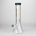 Genie | 12" Genie Classic beaker glass water bong [NSP105] Glass Bong ONE Teal