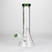Genie | 12" Genie Classic beaker glass water bong [NSP105] Glass Bong ONE Green