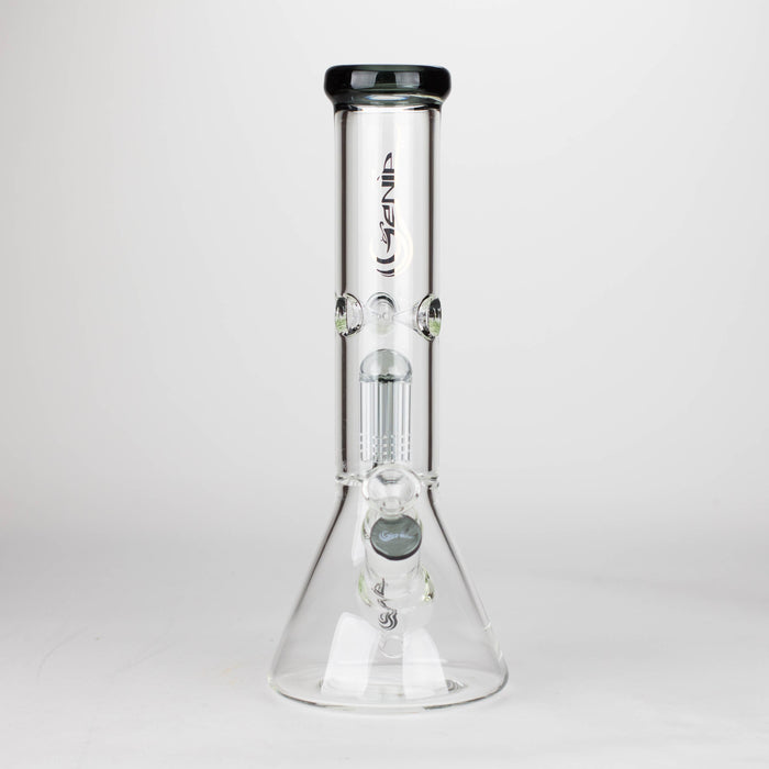 Genie | 12" Genie-Tree arms color accented glass water bong [NS104] Glass Bong ONE