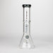 Genie | 12" Genie-Tree arms color accented glass water bong [NS104] Glass Bong ONE