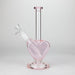 Z10" Glass Heart Bong - Valentia's day limit Edition Glass Bong 777 Smoke Pink