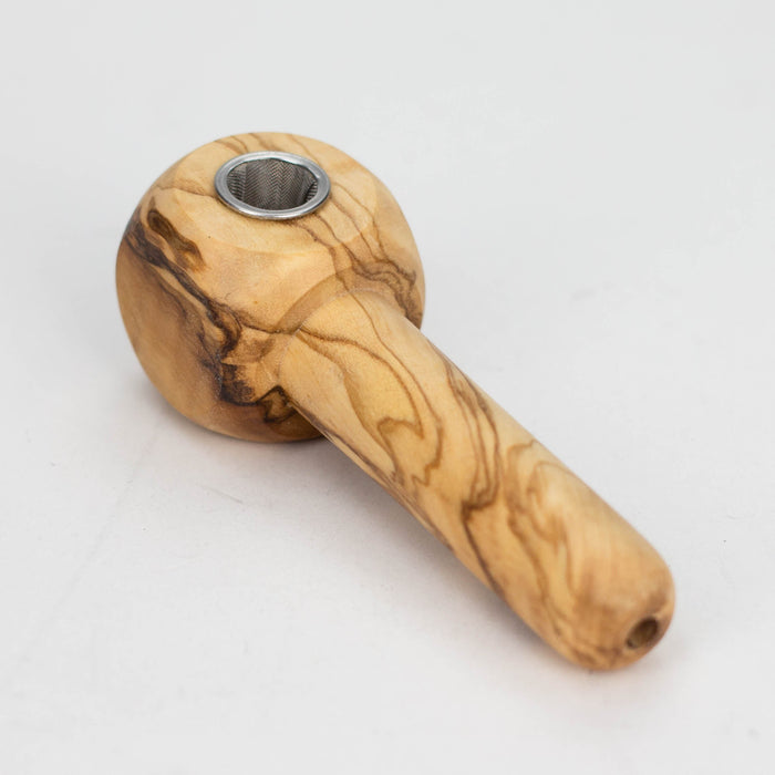 VOW | Olive Wood Apple Pipe/Smoker's Gift Wooden Pipe Variety Olive Wood