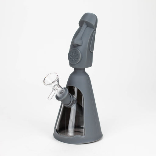 8" Resurrected stone statue water pipe [H262] Resin · Silicone · Plastic Bong YHS Smoke