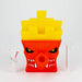 8" French fries water pipe [H343] - Assorted Resin · Silicone · Plastic Bong YHS Smoke