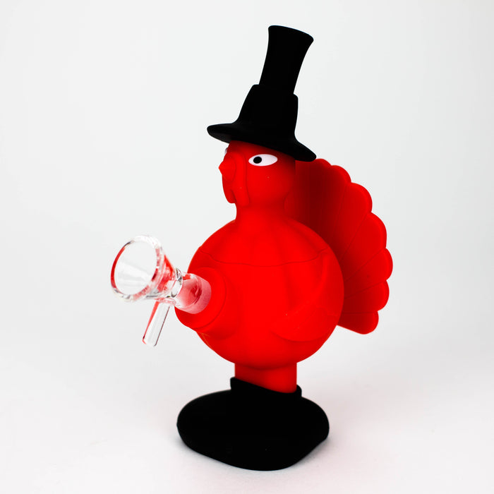 7" Turkey water pipe-Assorted [H248] Resin · Silicone · Plastic Bong YHS Smoke