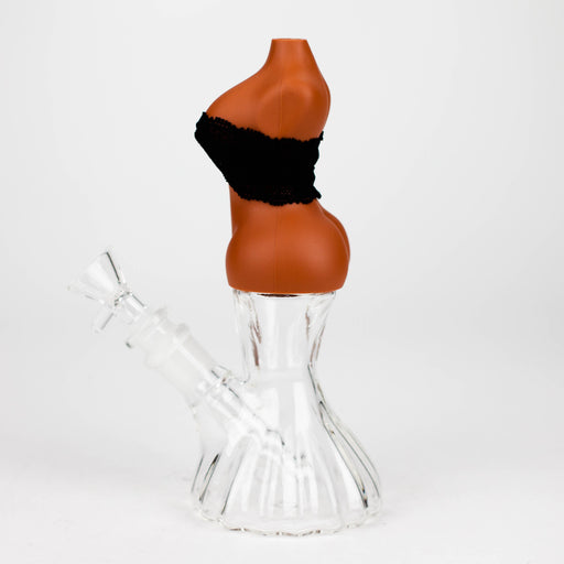 8" Glamourous water pipe [H331]-Assorted Resin · Silicone · Plastic Bong YHS Smoke