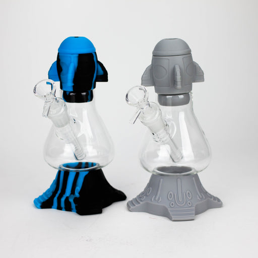 9" Rocket beaker water pipe-Assorted [H220] Glass Bong YHS Smoke