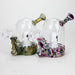 6'' Ghost Rig-Assorted [H194A] Resin · Silicone Rig YHS Smoke