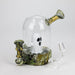 6'' Ghost Rig-Assorted [H194A] Resin · Silicone Rig YHS Smoke