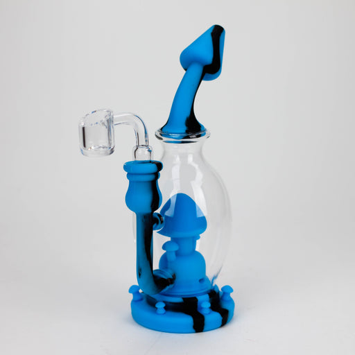 9'' Mushroom Rig-Assorted [H205] Resin · Silicone Rig YHS Smoke