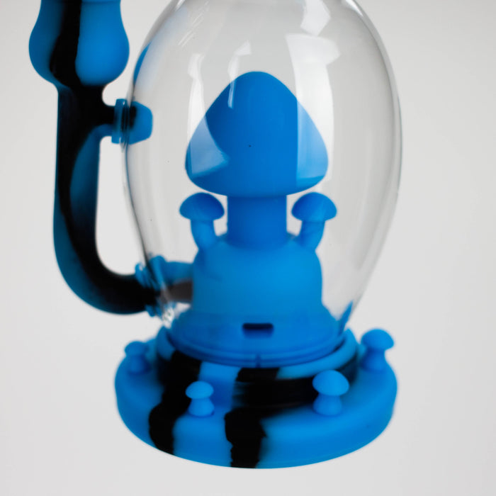 9'' Mushroom Rig-Assorted [H205] Resin · Silicone Rig YHS Smoke