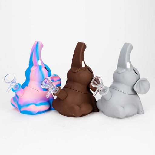 6" Elephant water pipe-Assorted [H231] Resin · Silicone · Plastic Bong YHS Smoke