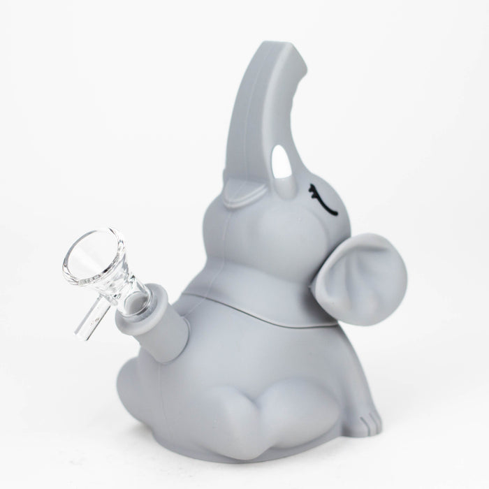 6" Elephant silicone water pipe [YS-377] Resin · Silicone · Plastic Bong JJ Distribution