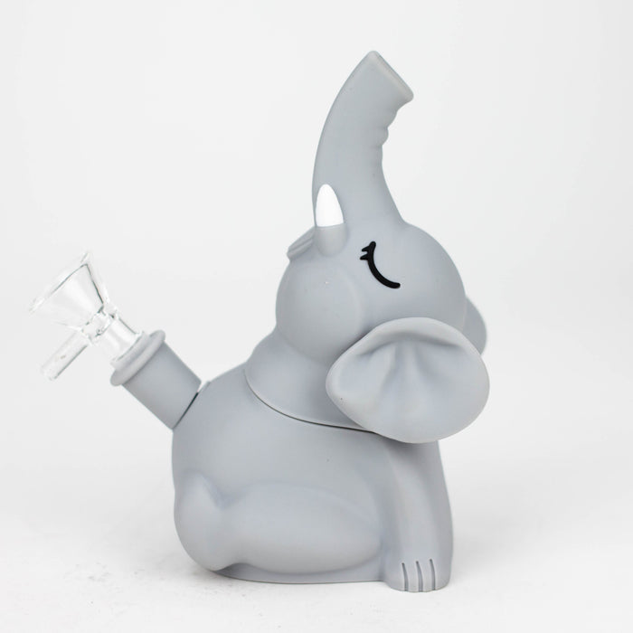 6" Elephant silicone water pipe [YS-377] Resin · Silicone · Plastic Bong JJ Distribution