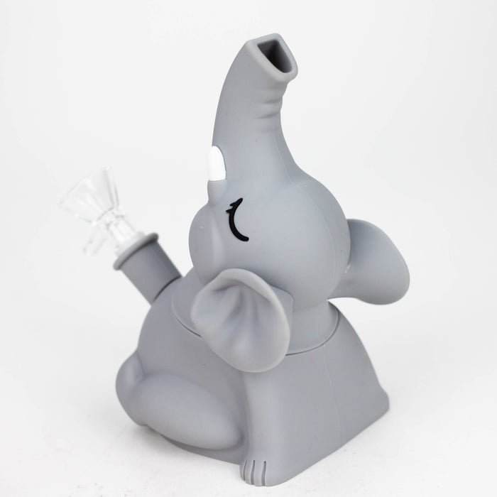 6" Elephant silicone water pipe [YS-377] Resin · Silicone · Plastic Bong JJ Distribution