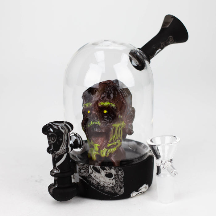 6'' Waterwheel water pipe-Clown [H194D] Resin · Silicone · Plastic Bong YHS Smoke