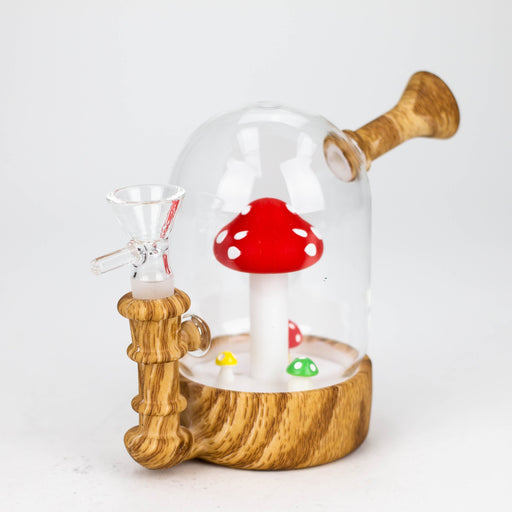 6'' Waterwheel water pipe-Mushroom Resin · Silicone · Plastic Bong YHS Smoke Mushroom 1