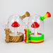 6'' Waterwheel water pipe-Mushroom Resin · Silicone · Plastic Bong YHS Smoke