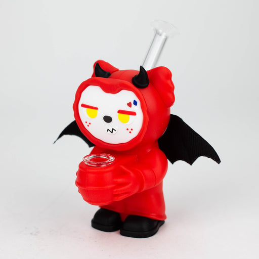 6" Devil water pipe [H309] Resin · Silicone · Plastic Bong YHS Smoke