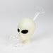 4" Alien hand pipe glow in the dark [YS-096] Silicone Pipe JJ Distribution