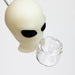 4" Alien hand pipe glow in the dark [YS-096] Silicone Pipe JJ Distribution