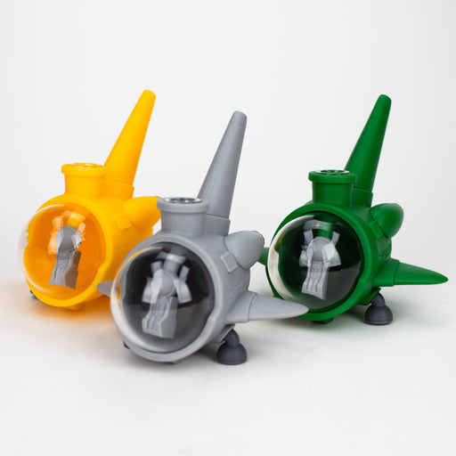 6" Bulma Capsule Water Pipe-Assorted [H267] Resin · Silicone · Plastic Bong YHS Smoke